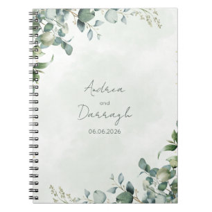 Cuaderno de Boda Verde de Eucalipto 1001A