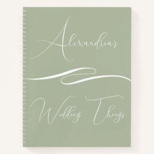 Cuaderno de bodas personalizado regalo para client
