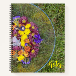 Cuaderno de bolos de flores