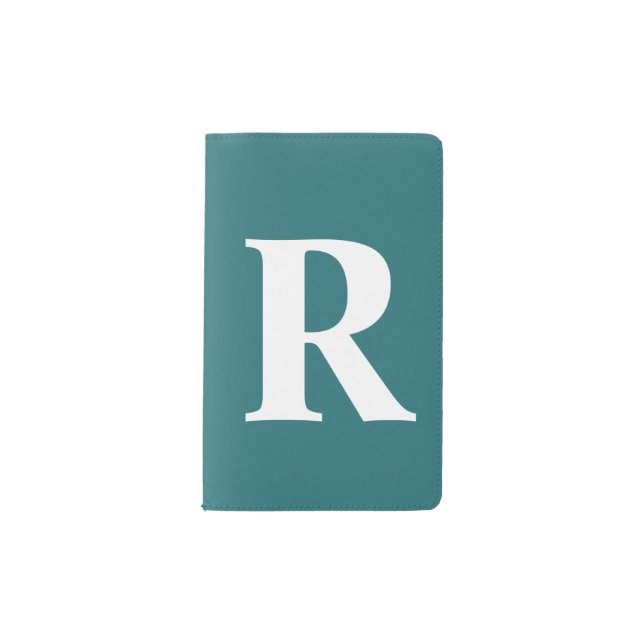 Cuaderno De Bolsillo Moleskine Monograma personalizado de azul marino (Anverso)