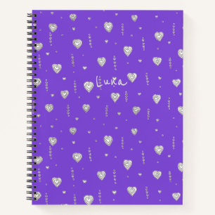 Cuaderno de bonito Purple Heart2Heart