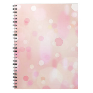 Cuaderno de boquilla color rosa pastel