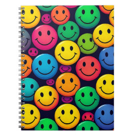 Cuaderno de botón sonriente