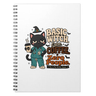 Cuaderno de Bruja Básica Café Extra Cero Personas