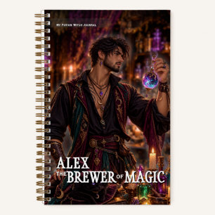Cuaderno de bruja de poción de fantasía