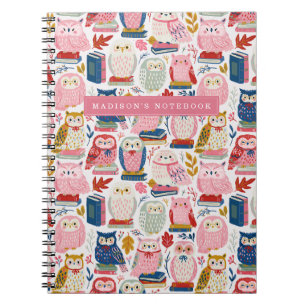 Cuaderno de búho adorable