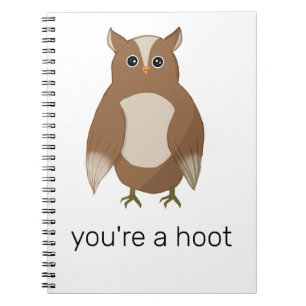 cuaderno de búho lindo