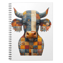 Cuaderno de Bull de trabajo en parches