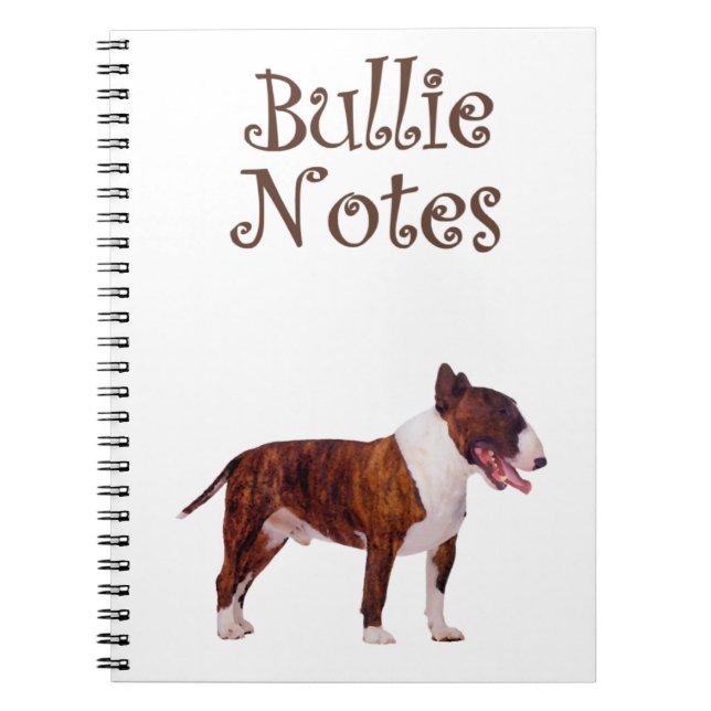 Cuaderno de Bull Terrier (Frente)