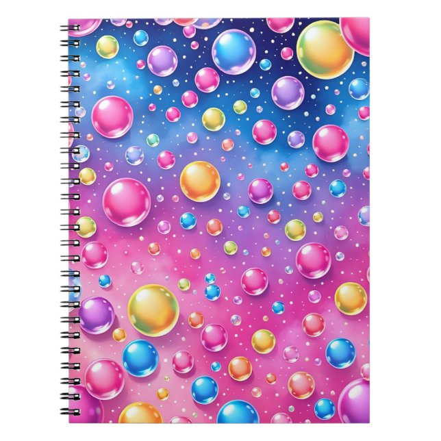 Cuaderno de burbujas coloridas (Frente)