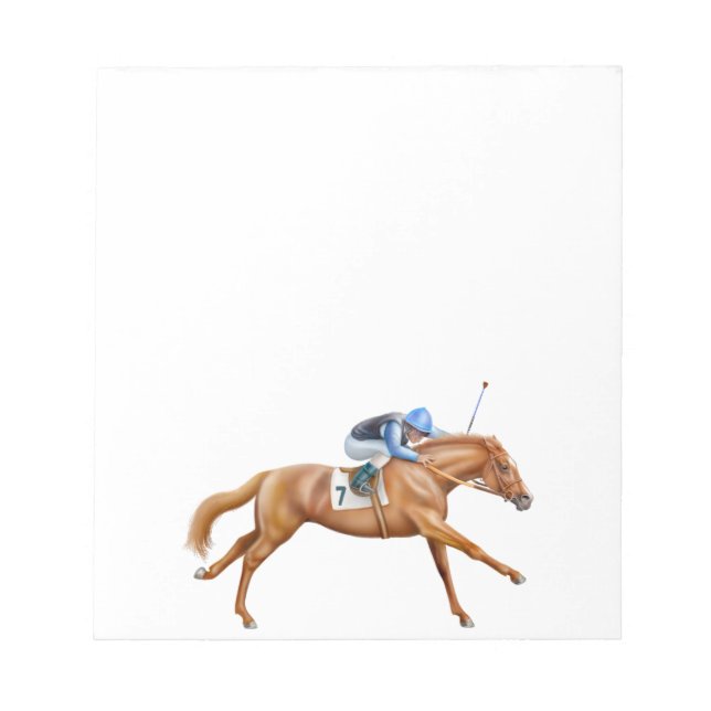 Cuaderno de Caballo de Carreras Purasangre (Frente)