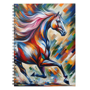 Cuaderno de Caballo de Velocidad en Color