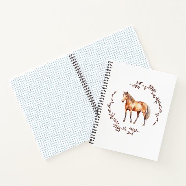 Cuaderno de caballo Palamino (Interior)