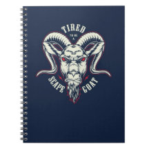 Cuaderno de cabra linda mascota animal niños ganad