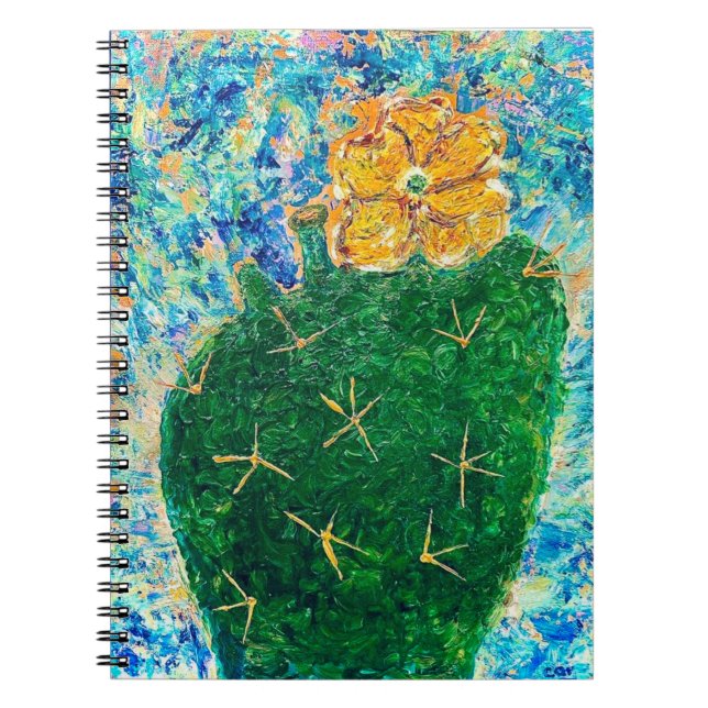 Cuaderno de Cactus con flores (Frente)