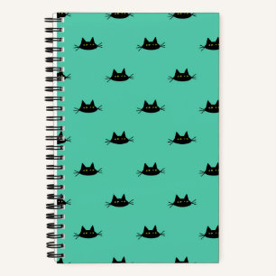 Cuaderno de Cadencia de Gato Genial (Verde Turques