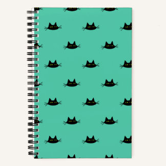 Cuaderno de Cadencia de Gato Genial (Verde Turques