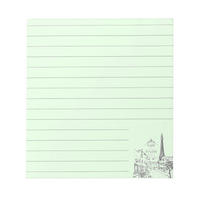 Cuaderno de café de París (Frente)