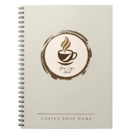 Cuaderno de Café Personalizado con Logo