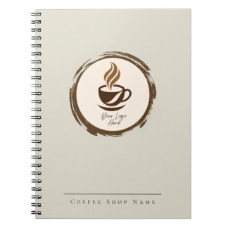 Cuaderno de Café Personalizado con Logo