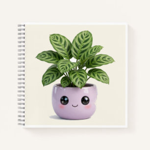 Cuaderno de Calathea Kawaii Planta de Interior