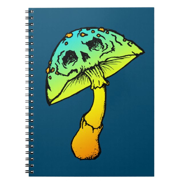 cuaderno de calavera de hongos (Frente)