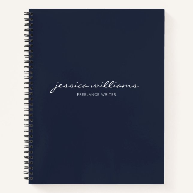 Cuaderno de caligrafía moderna minimalista (Anverso)