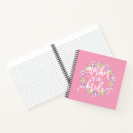 Cuaderno de caligrafía para la boda de la madre de