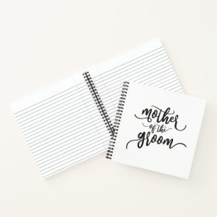 Cuaderno de Caligrafía para la Madre del Novio en 