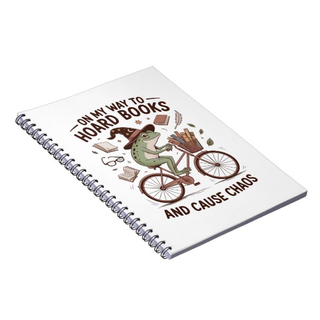 Cuaderno De Camino a Acumular Libros y Causar Caos Rana Div (Lado Derecho)