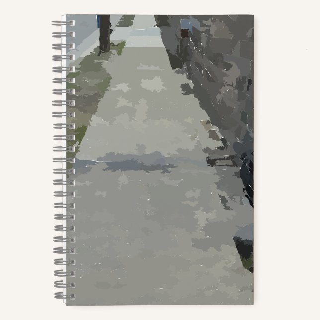 Cuaderno De camino a casa portátil espiral (Anverso)