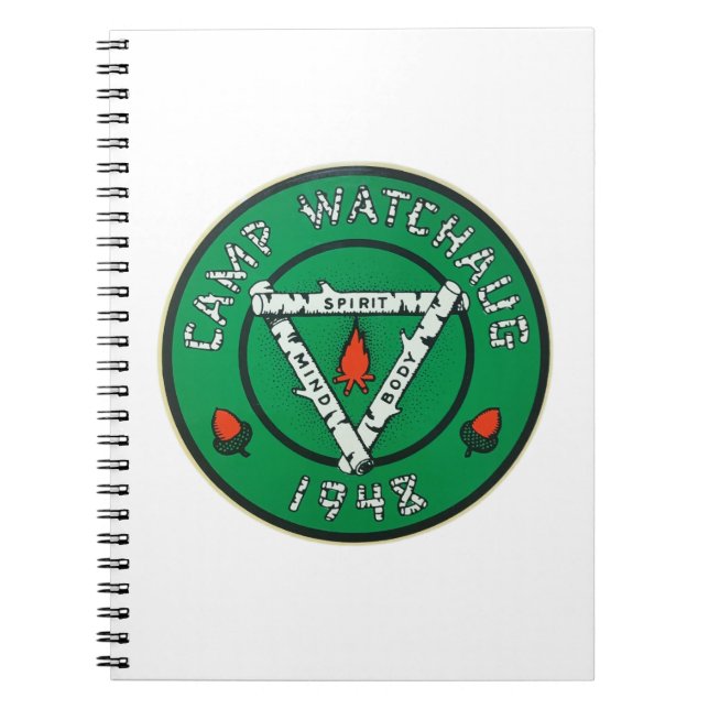 Cuaderno de Camp Watchaug (Frente)