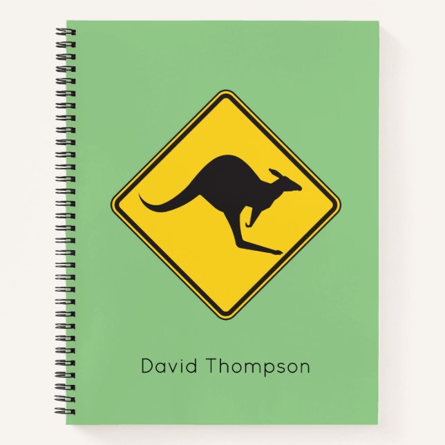 Cuaderno de canguro Australia    (Anverso)
