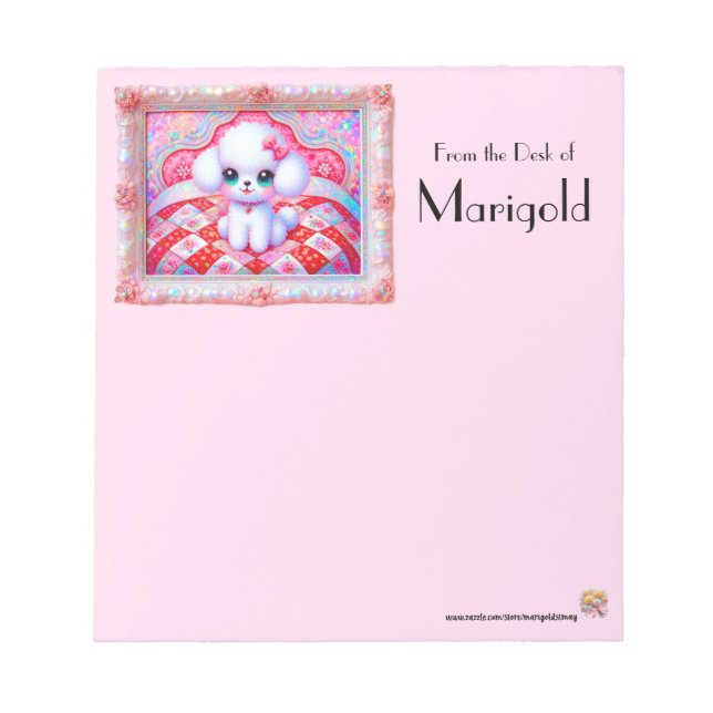Cuaderno de Caniche de Jan (Frente)