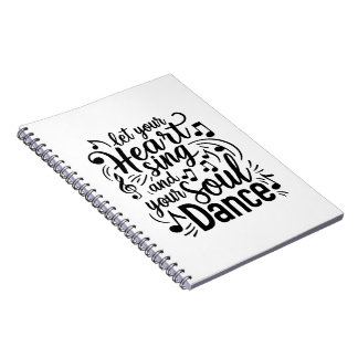 Cuaderno de canto de corazón