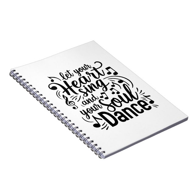 Cuaderno de canto de corazón (Lado Derecho)