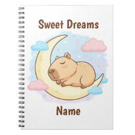 Cuaderno de Capibara de Dulces Sueños Personalizad