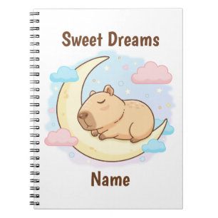 Cuaderno de Capibara de Dulces Sueños Personalizad