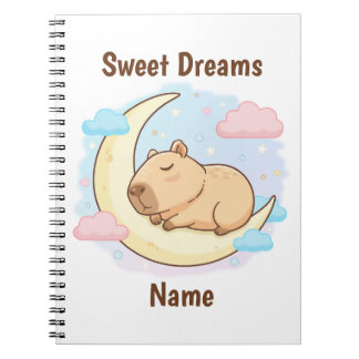 Cuaderno de Capibara de Dulces Sueños Personalizad