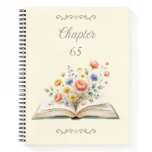 Cuaderno de capítulo personalizado de cumpleaños c