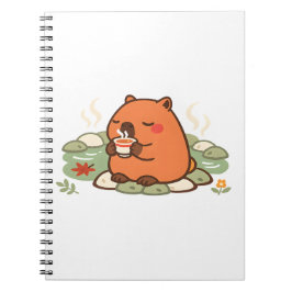Cuaderno de Capybara Lindo en el Onsen de Tiempo d
