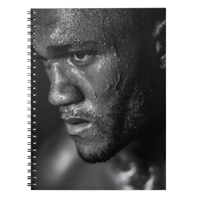 Cuaderno de Cara Determinada de Grit Sweat (Frente)