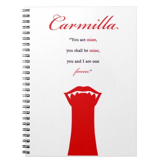 Cuaderno de Carmilla (Frente)