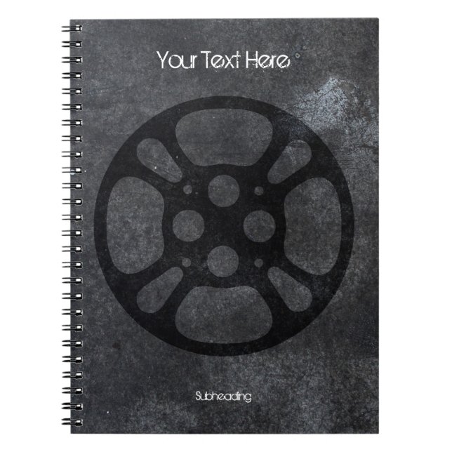 Cuaderno de carrete de película personalizado (Frente)