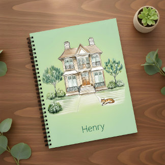 Cuaderno de Casa y Jardín – Ilustración Elegante