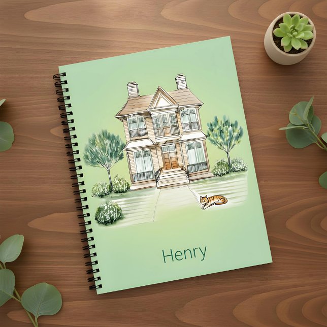 Cuaderno de Casa y Jardín – Ilustración Elegante (Subido por el creador)
