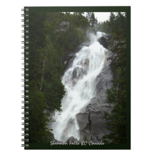 Cuaderno de Cascadas Shannon Falls BC Recuerdo