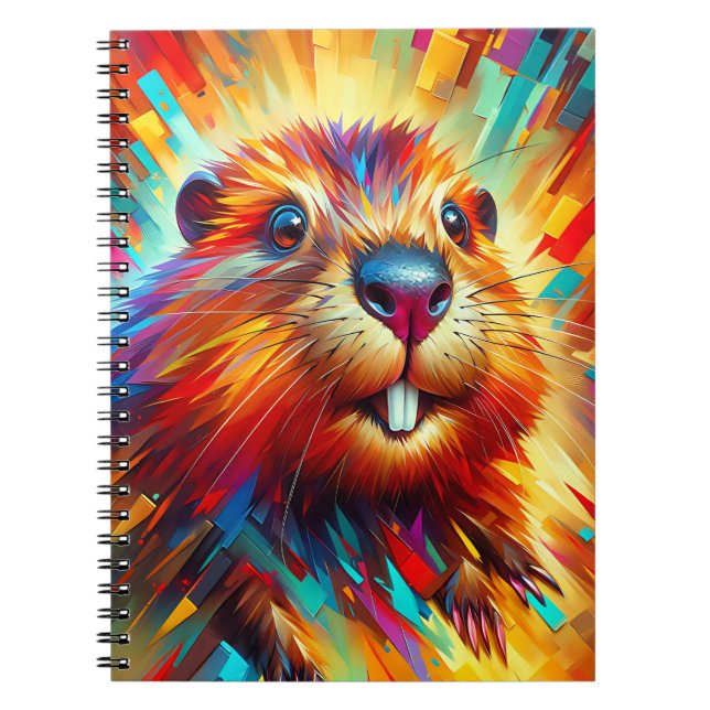 Cuaderno de Castor de Estallido Radiante (Frente)