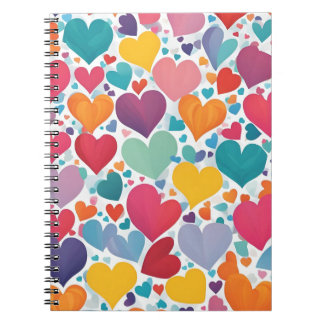 Cuaderno de celebración del corazón vibrante - amo