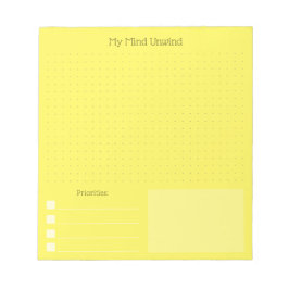 Cuaderno de Cerebro Amarillo Alegre Moderno (Texto